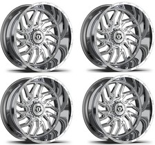 Set 4 20 Tis 544c Chrome Plated Wheels 20x9 8x170 0mm Offroad Truck Rims
