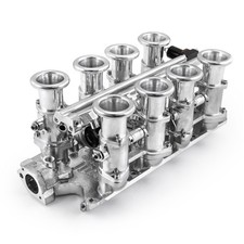 Ford Sb 289 302 Windsor Downdraft Efi Stack Intake Manifold System Polished Ford Sb 289 302 Windsor Downdraft Efi Stack Intake Manifold System Polished