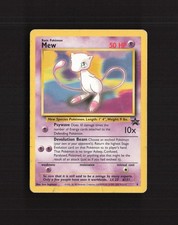 Mew 8 Wizards Black Star Promos Black Star Promo Pokemon Card DMG on eBay