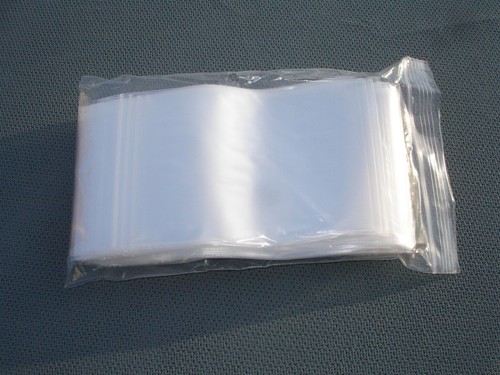 100 Count Uline 2 Mil. 3" X 5" Resealable Clear Poly Plastic Bag, PN S-1293