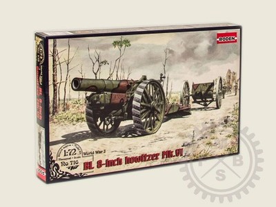 BL 8-inch howitzer Mk.VI / 1:72 - Roden 716