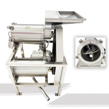 220V 3PH Dual-Channel Fruit/Vegetable Crushing Pitting Pulping Machine