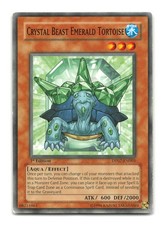 Crystal Beast Emerald Tortoise - DP07-EN003 1st Edition - YuGiOh-MP