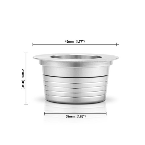 Durable Stainless Steel Refillable Coffee Capsule Pod For Lavazza Blue LB951 c - Bild 8 von 11