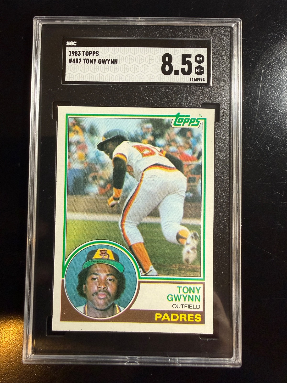 1983 Topps TONY GWYNN SGC 8.5 NM-MT+ #482 Rookie RC SAN DIEGO PADRES