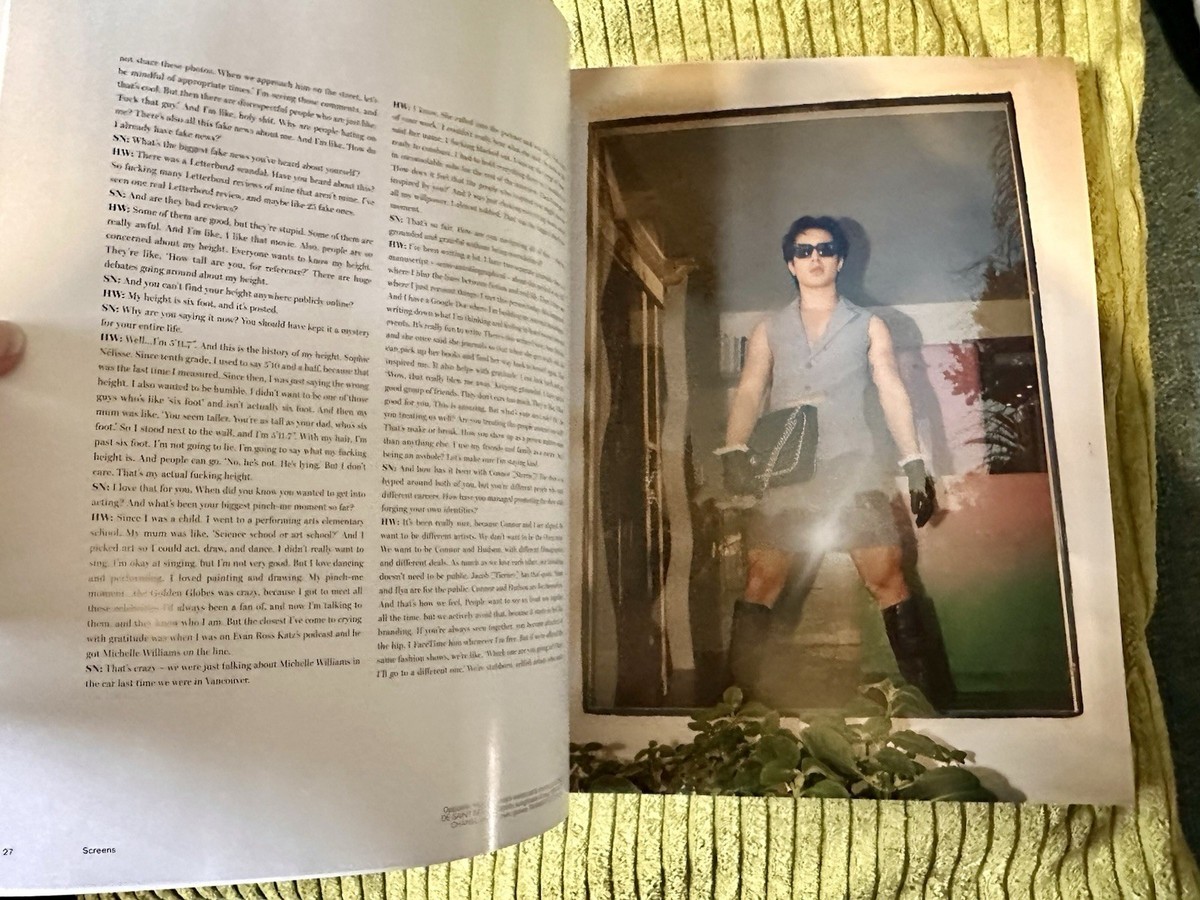 WONDERLAND Magazine Issue : Spring 2026 - Hudson Williams | eBay