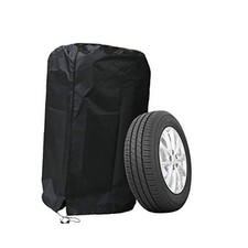 J C Tire Cover Black 420D Tire Storage Bag Waterproof Spare Tire Bag black-2
