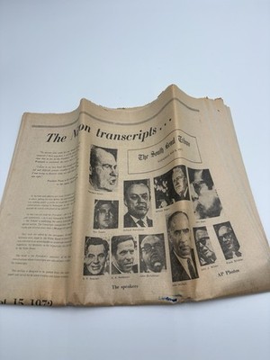 Watergate May 8,1974 Richard M Nixon The Watergate Transcripts The South bend