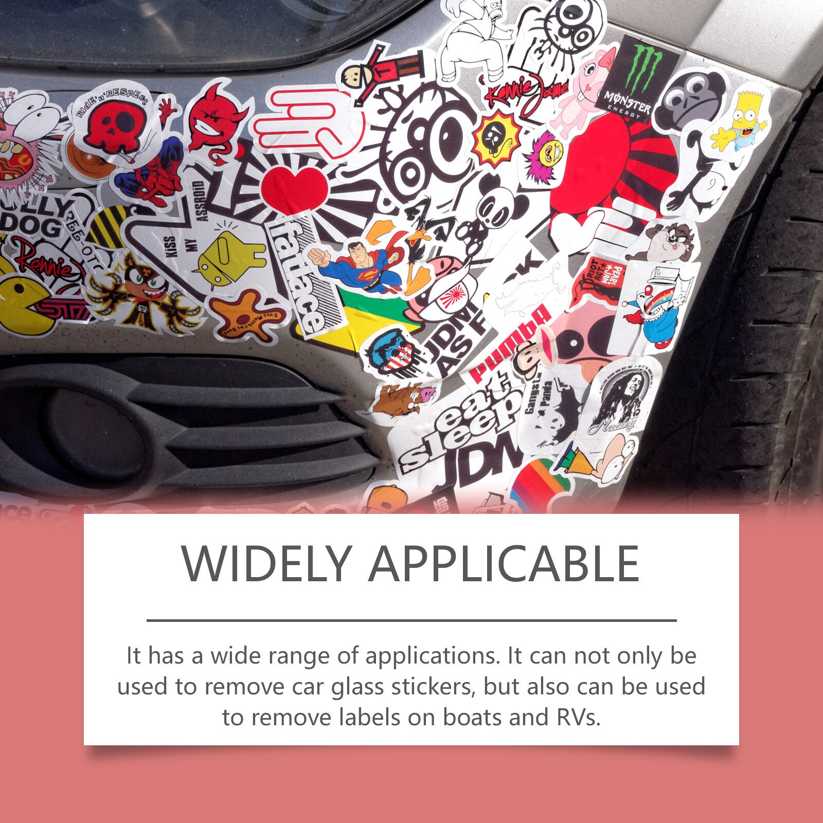 Adhesive Remover, Surface-Safe Glue Remover with Plastic Scraper 4 Fl oz