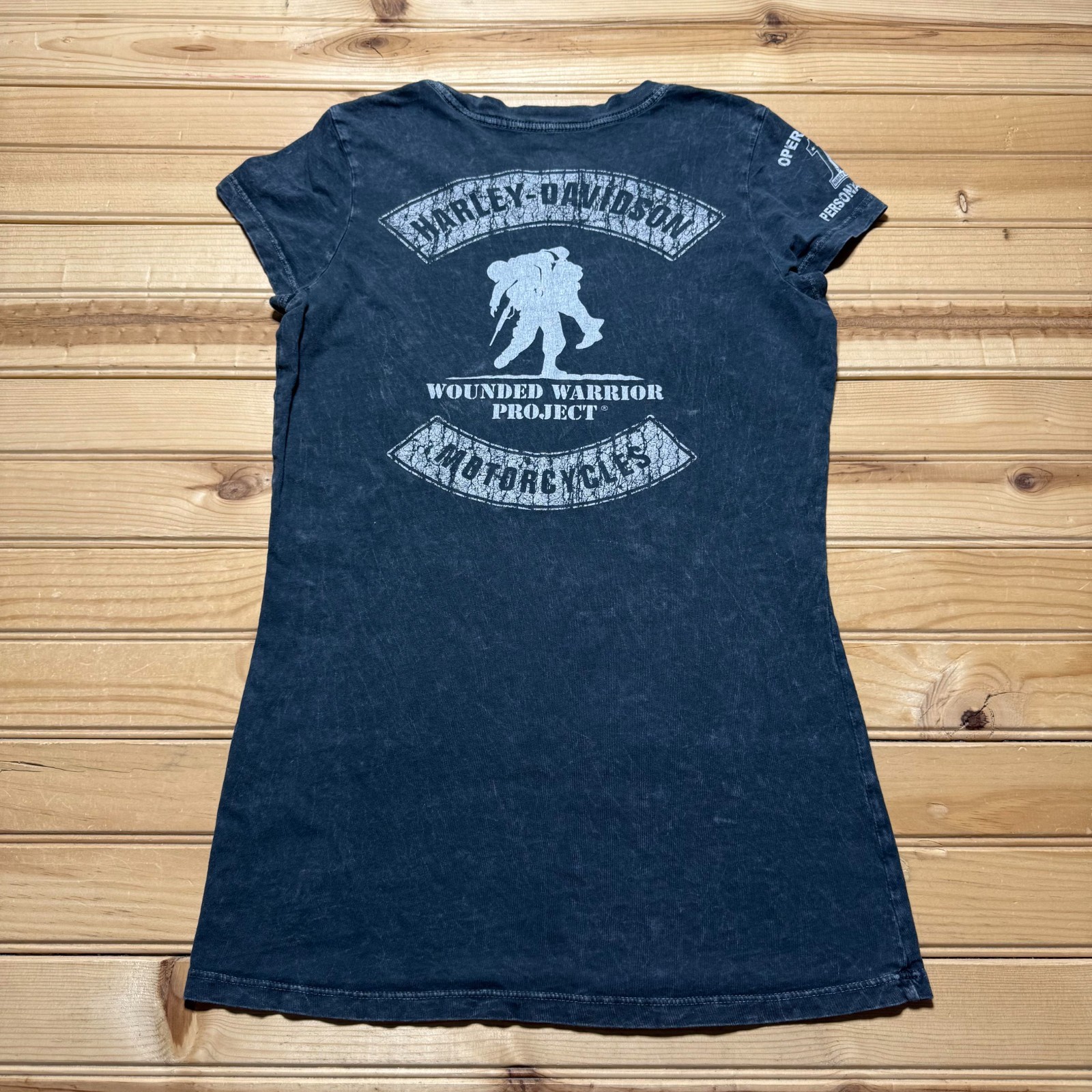Harley-Davidson Wounded Warrior Project Operation Personal Freedom T-Shirt Small
