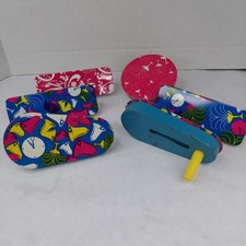 Vintage Tin Lithograph Metal Noise Makers Lot of 6 New Year's Eve PARTY Ratchet