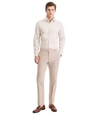 Tommy Hilfiger Mens Modern fit Dress Pants 40 / 30 Beige Solid