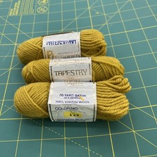 Paterna Paternayan Tapestry Yarn 3 30yd Skeins Color 449 Mustard