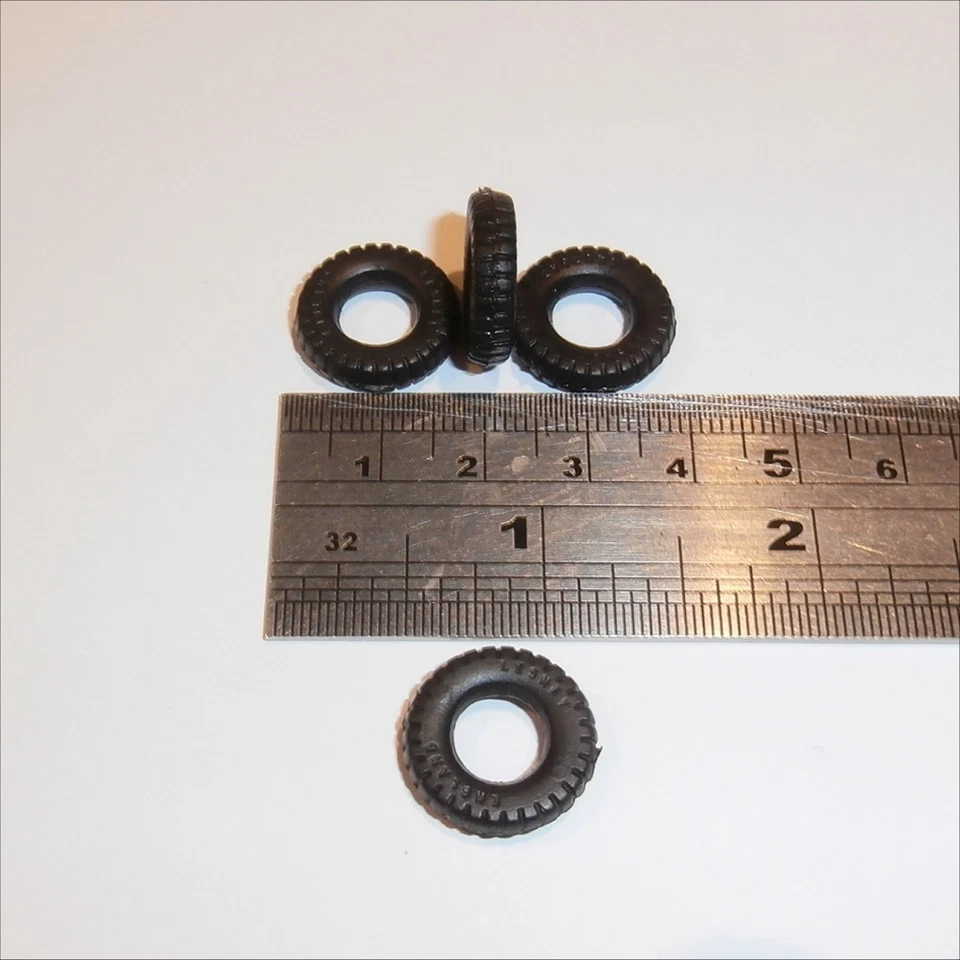 Matchbox King Size K 1 Foden Dumper Tipper Truck set of 8 Tyres Pack #10 - Image 3 of 4