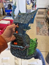 Hawthorne Village Jack's House Disney Nightmare Before Christmas Black Light Ed