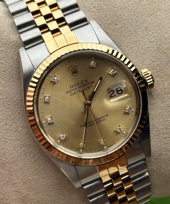 Rolex Datejust 36 - 16013 - 36 mm - Gold