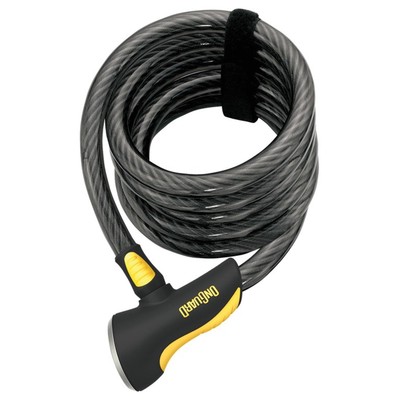 Onguard Spiral Kabel Schloss Dobermann 8028 Länge 185cm Ø12mm schwarz