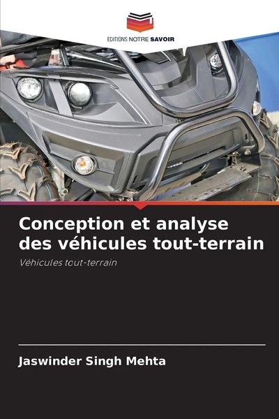 Jaswinder Singh Mehta | Conception Et Analyse Des VéHicules Tout-Terrain | Buch-image