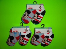 30 Pairs Disney MICKEY MOUSE Toddler Ankle Socks Size 2T-3T 4T-5T Multicolored