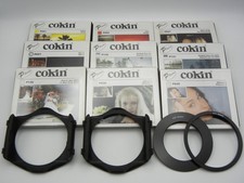 Lot of 9 Cokin P Series Filters : P001,P003,P027,P057,P120,P121,P140,P830,P840