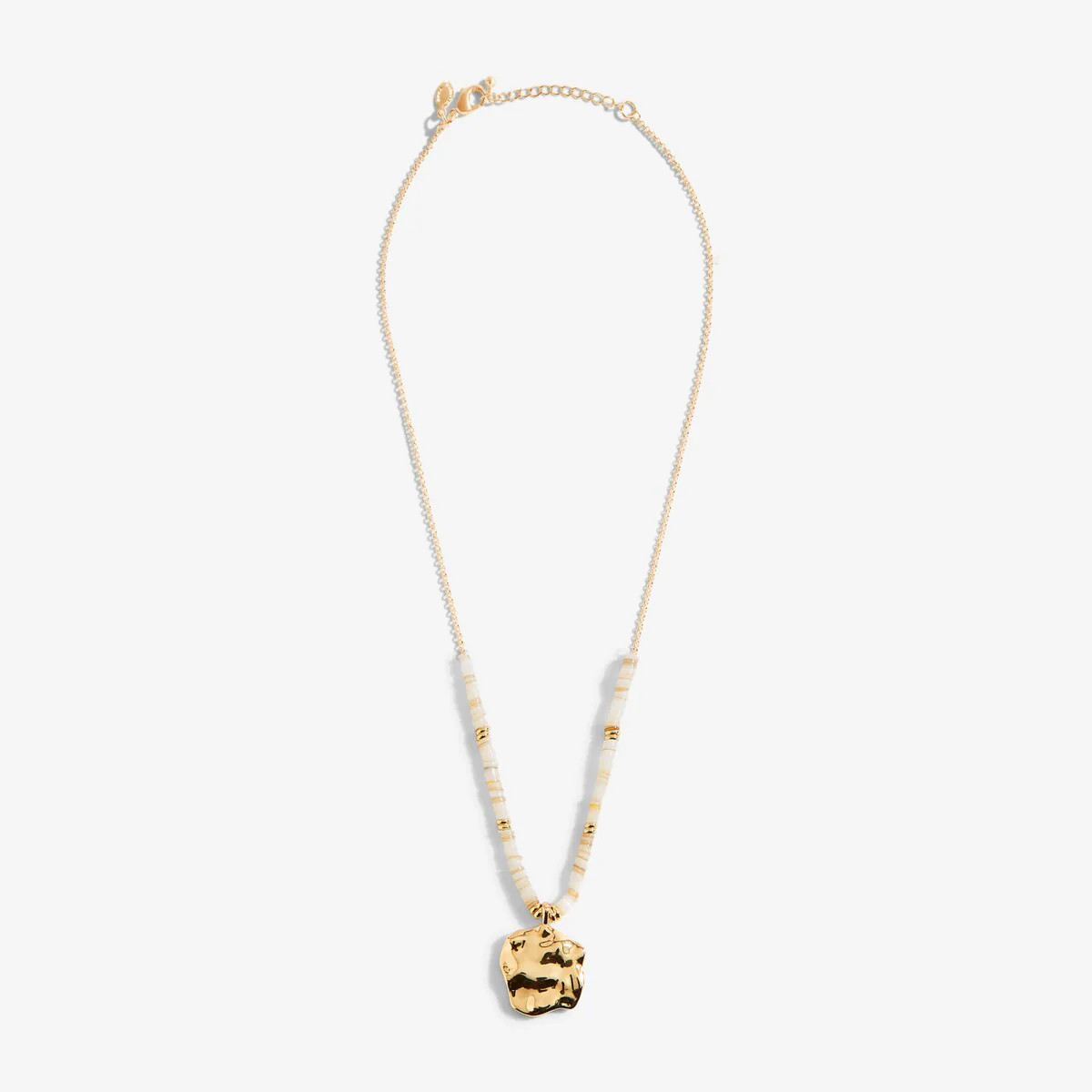 Joma Jewellery Summer Solstice Coin Pearl Gold Necklace