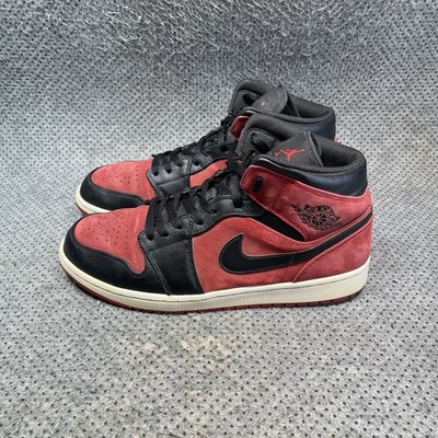 Nike Air Jordan 1 Mid Reverse Banned Shoes Size 11.5 Men s