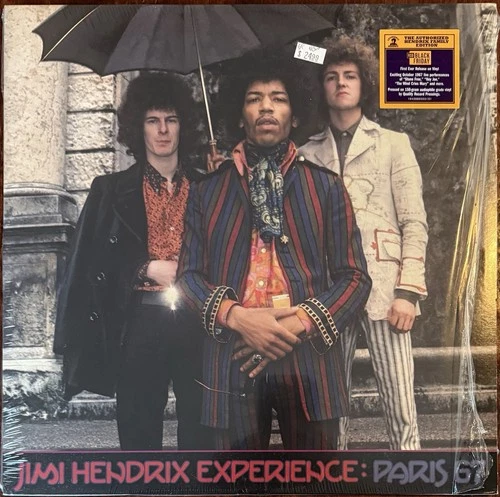 Jimi Hendrix Experience Paris 67 RSD Ltd Ed Colored Vinyl Record IN SHRINK HYPE