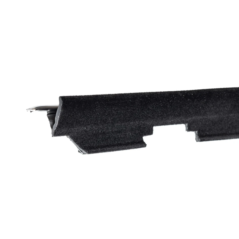 1981-1993 Mustang Inner Door Panel Weatherstrip Rubber Beltline w/ Chrome Bead - Изображение 4 из 4