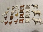 Vintage Mixed Lot Farm Animal Rubber Plastic Britains 1969 Auburn Marx 50’s 70’s