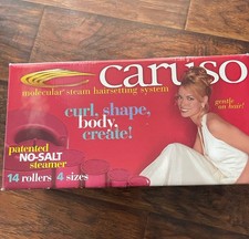 Caruso Molecular Steam Hairsetter Lisa Hartman Vintage Hot w 14Rollers in Box