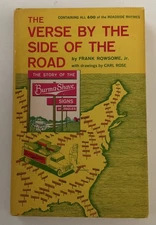 Burma-Shave  Story/The Verse by the Side of the Road -Rowsome HB, DJ, 1971