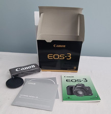 Empty Box and Manual for Canon EOS 3, Sirius CD, Book Instructions