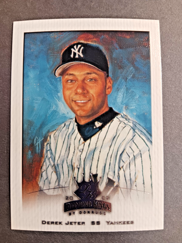 2002 Donruss Diamond Kings #60 Derek Jeter Crowning Moment Yankees - Bild 1 von 2