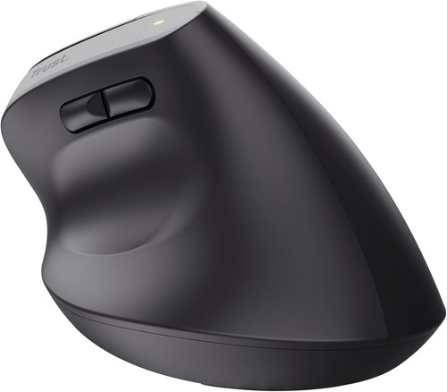 Trust Bayo+ Rechargeable Vertical Mouse Bluetooth + RF 2.4GHz, Ergonomic Mouse,  - Picture 9 of 10