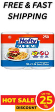 Hefty Supreme Foam Disposable Lunch Plates,8 7/8", 250 Count Free Shipping