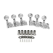 6 Inline 18:1 Locking Tuners Tuning Keys Guitar Locking Tuning Machines with ...