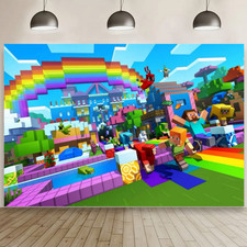 Kids Wallpaper Steve Sandbox Game Wallpaper Bedroom Wallpaper Mural Customized
