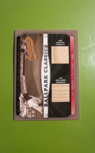 Joe Morgan #BC-JM 2002 Fleer Authentix Ballpark Classics Memorabilia card