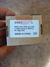 SmallRig HDMI  USB Type-C Cable Clamp for BMPCC 6K  4K Cages - Sealed/Discont