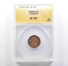 1909-S Lincoln Wheat Cent VF30 ANACS *4317