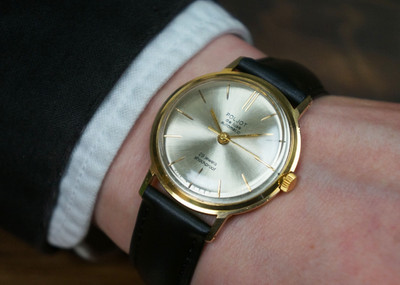 Poljot watch, retro watch, vintage Soviet watch, USSR, mens watch, 1970, 1 MChZ