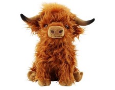 Stuffed Animals Highland Cows Cute Stuff Fluffy Cattle Dolls Skeleton Toys