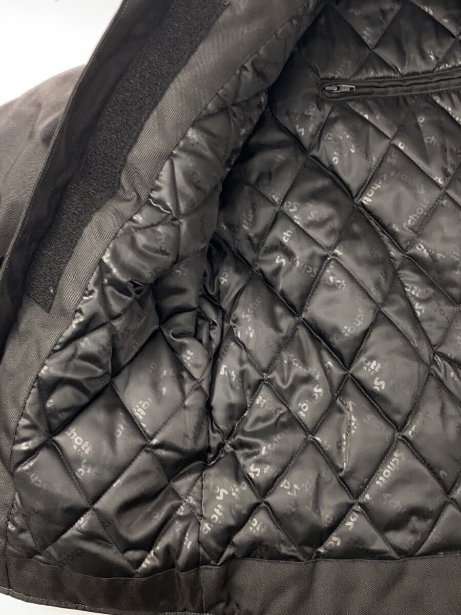 Schott M Polyester Black Plain Jacket - image 7