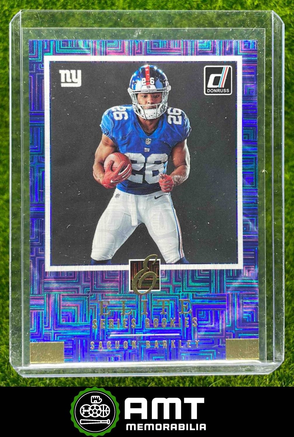Saquon Barkley RC 2018 Panini Donruss Elite Series Rookies New York Giants ESR-6