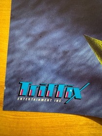 Castelian NES Poster VTG Nintendo 1980s Triffix Promo Fold-Out Original Insert
