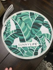SUNNYLIFE Picnic Set For 2 In Zip Case Includes Knives Spoons Forks and Plates