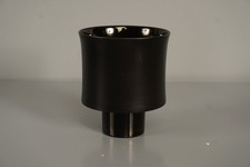 Rosenthal Studio-Line Noir Tapio Wirkkala 1970s Black Ceramic Vase Vintage