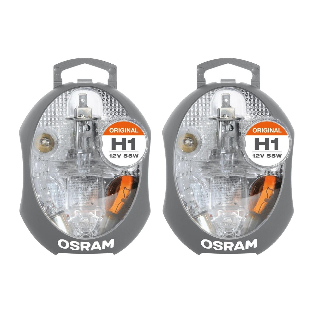 4 Ersatzlampen-Boxen Originale H1 12V OSRAM Adatto A per Diversi Veivoli - Immagine 5