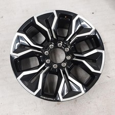 1 Wheel Rim For Sierra Denali Ev Oem 90 Percent Black Machined