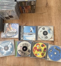 Lot Of 6 Sony PlayStation 1 Video Game Consoles W/ 106 PS1 Games Read Desc
